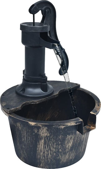 vidaXL Fountain 29.5x29.5x45cm Garden Barrel 48231