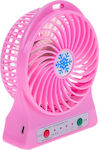 USB Office/Home Fan Rechargeable Battery Pink Summer Fan