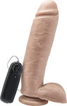 ToyJoy Get Real Vibrating Cock With Balls Realistic Vibrator 25.4cm Carne