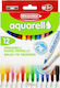 Fibracolor Aquarell Washable Drawing Markers Set 12pcs