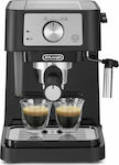 Delonghi EC260.BK Μηχανή Espresso 1100W Πίεσης 15bar Μαύρη