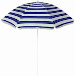 TnS Ε 2257 Siesta Beach Umbrella Diameter 1.8m White/Blue