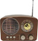 Meier M-161BT Retro Tabletop Radio Rechargeable...