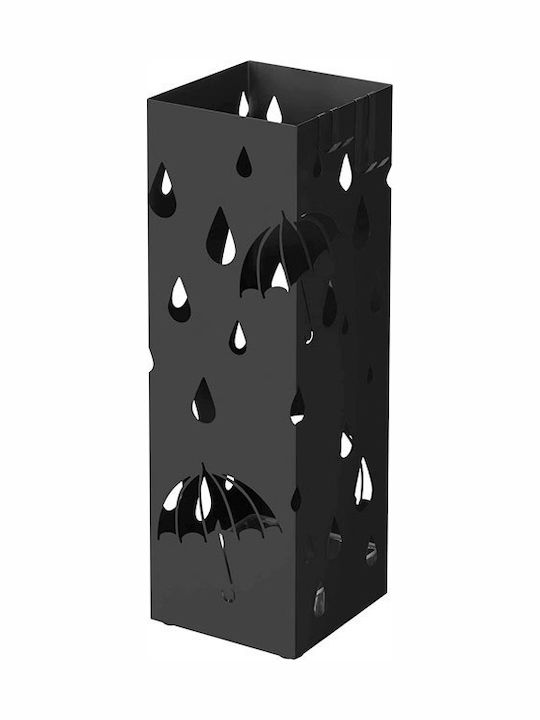 Vasagle Regenschirmständer Metallisch Black 15.5x15.5x49cm 1Stück