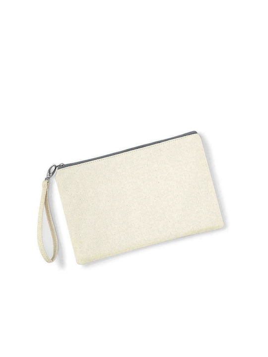 Toiletry Bag in Beige color 26cm