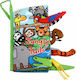 Jollybaby Activity Book Jungly Tails made of Fabric for 0++ Months