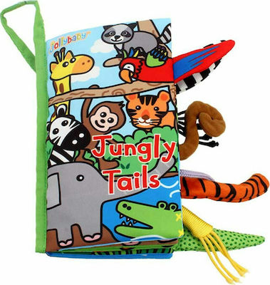 Jollybaby Activity Book Jungly Tails made of Fabric for 0++ Months