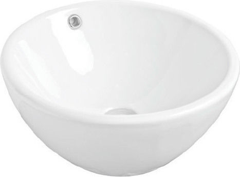 Gural Nova Επικαθήμενος Νιπτήρας Πορσελάνης 42x42x18.6cm Λευκός