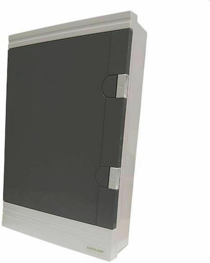 Eurolamp Wall mounted 12-Elements Fuse Box with 3 Rows W300xH460xD100mm
