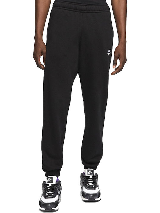 Nike Sportswear Παντελόνι Φόρμας με Λάστιχο Fleece Μαύρο