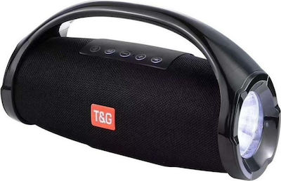 T&G Bluetooth-Lautsprecher 10W mit Radio und Batterielaufzeit bis zu 6 Stunden Schwarz