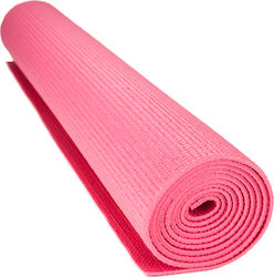 Athlopaidia Yoga Exercise Mat Pink 173x61x0.3cm