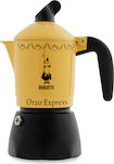 Bialetti Orzo Express 0002328 Espresso-Kanne 2 Cups Gelb