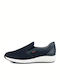 Ragazza Δερμάτινα Γυναικεία Slip-On Navy Μπλε