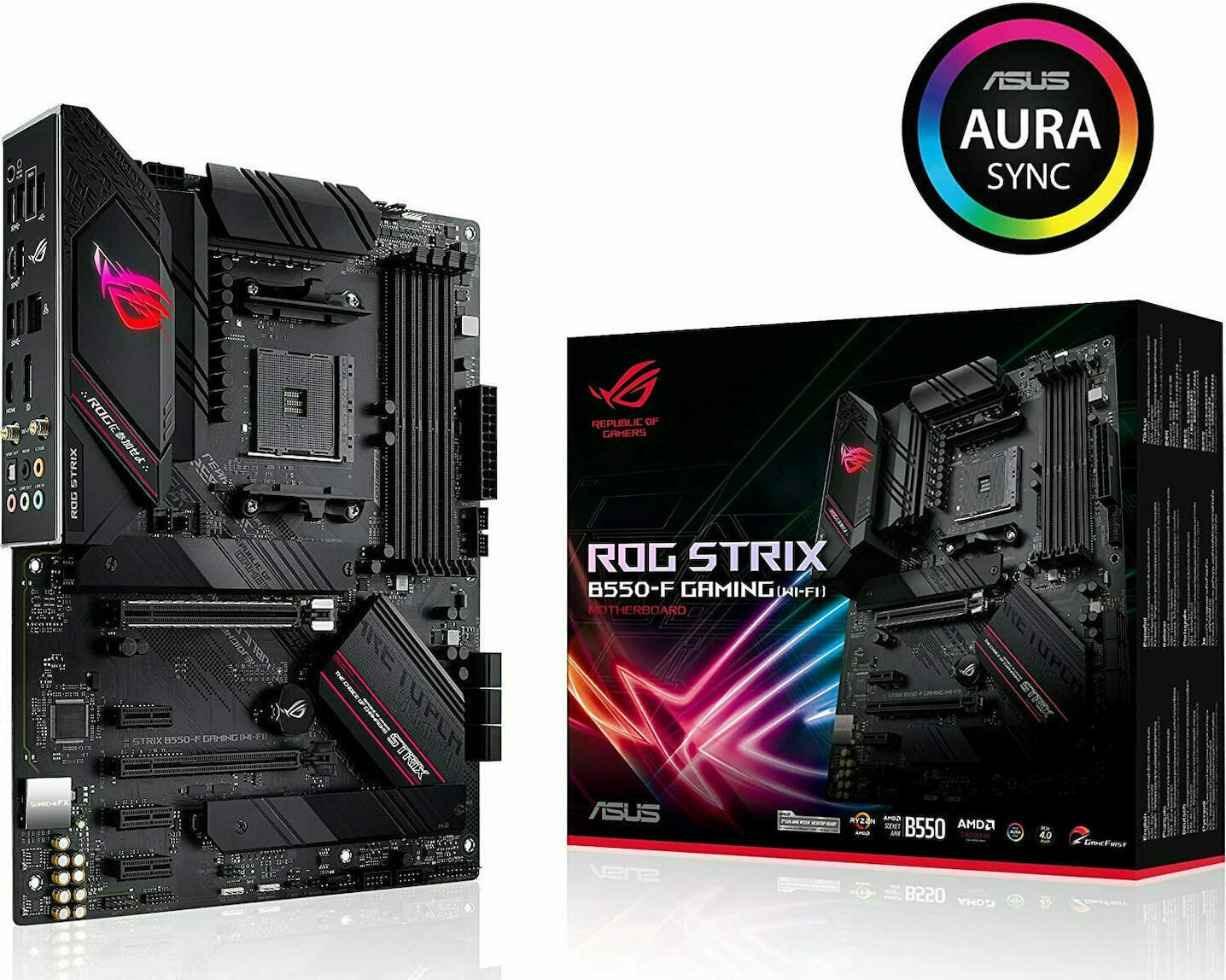 Asus ROG Strix B550-F Gaming Motherboard ATX με AMD AM4 Socket (90MB14S0-M0EAY0)