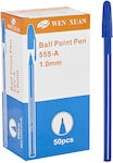 Justnote Στυλό Ballpoint με Μπλε Mελάνι WX-666