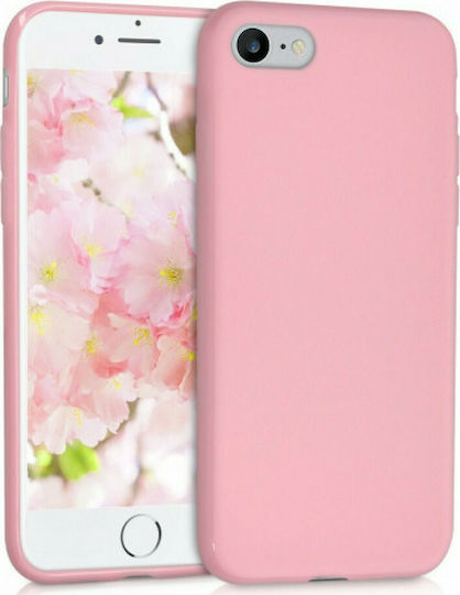 Matt Silicone Back Cover 1.2mm Pink iPhone 8/7 Plus