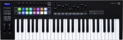 Novation Midi Keyboard Launchkey MkIII με 49 Πλήκτρα σε Μαύρο Χρώμα