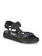 Oruga Leder Herrensandalen in Schwarz Farbe