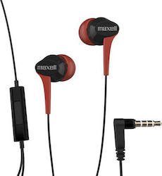 Maxell Fusion+ În ureche Handsfree cu Mufă 3.5mm Roșu