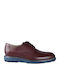 Clarks Kenley Walk Leder Herren Freizeitschuhe Burgundisch