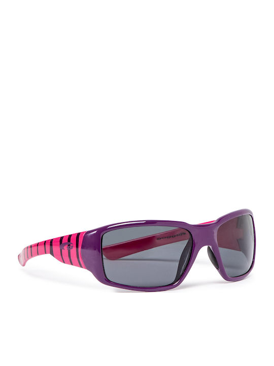 Goggle Junior Jungle Kinder-Sonnenbrillen mit Polarisiertem Spiegel Rosa