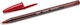 Bic Cristal Exact Pen Ballpoint 0.7mm with Red Ink