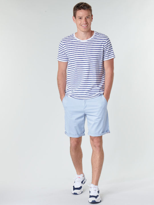 Jack & Jones Bermudă de Bărbați Chino Ashley Blue