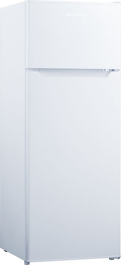 Philco Double Door Refrigerator 206lt H143xW55xD56cm White PRD-222W
