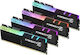G.Skill Trident Z RGB 128GB DDR4 RAM με 4 Modules (4x32GB) και Ταχύτητα 3200 για Desktop
