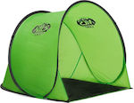 Nils Beach Tent Pop Up For 4 People Green 110cm.