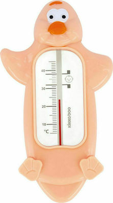 Kikka Boo Αναλογικό Θερμόμετρο Μπάνιου Penguin 0°C έως 50°C Ροζ