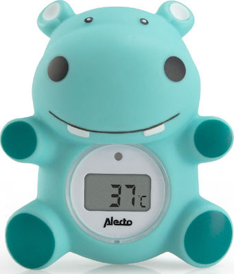 Alecto Ψηφιακό Θερμόμετρο Μπάνιου Hippo 0°C έως 50°C Πράσινο