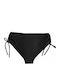 Slip Bikini Inferioare Talie Înaltă Negru