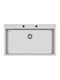 Excel Victoria 721CMS248 Drop-In Sink Inox Brushed W81xD50cm Silver