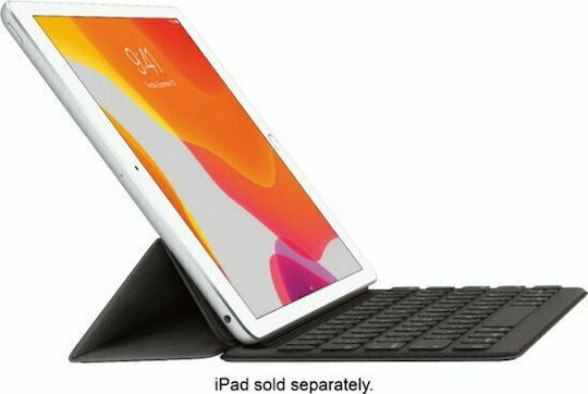 Apple Умен Флип Капак с Клавиатура на Английски Език САЩ Черен iPad 2019/2020/2021 10.2''