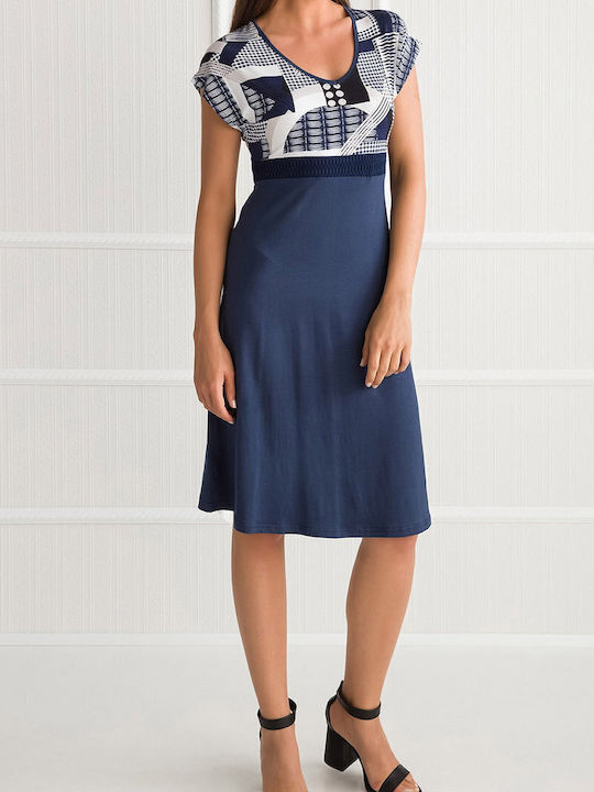 Vamp Navy Blue Beach Dress