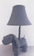 Natural Home Led Kids Table Lamp Dog Blue 33cm