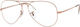 Ray Ban Aviator Metal Eyeglass Frame Rose Gold ...