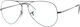 Ray Ban Aviator Metal Eyeglass Frame Silver RB6...