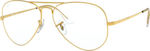 Ray Ban Aviator Metal Eyeglass Frame Gold RB6489 3086