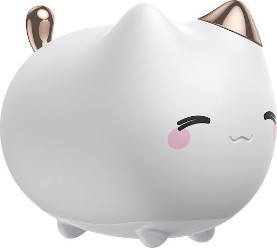 Baseus Lumini LED Lampă decorativă pentru copii Kitty Alb 14.2x10x11.2εκ.