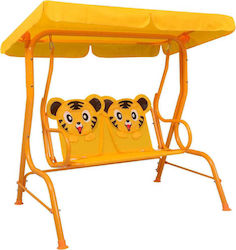 vidaXL Hanging Swing Yellow