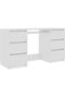 Birou Lemnos Alb 140x50x77cm
