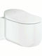 Grohe Sensia Arena Λεκάνη Κρεμαστή Rimless με Κάλυμμα Soft Close Λευκή