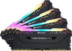 Corsair Vengeance RGB Pro 64GB DDR4 RAM mit 4 Modulen (4x16GB) und Geschwindigkeit 3200 für Schreibtisch