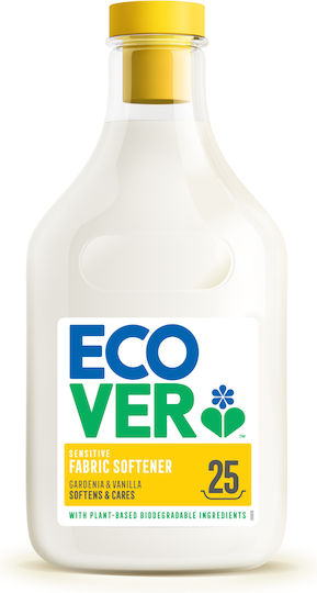 Ecover Condensed Fabric Softener Γαρδένια & Βανίλια 25 Measuring Cups
