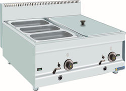 Sergas Bain Marie Comercial Electric 3kW cu Capacitate 2xGN1/1 Sergas Bain Marie Comercial Electric 3kW cu Capacitate 2xGN1/1
