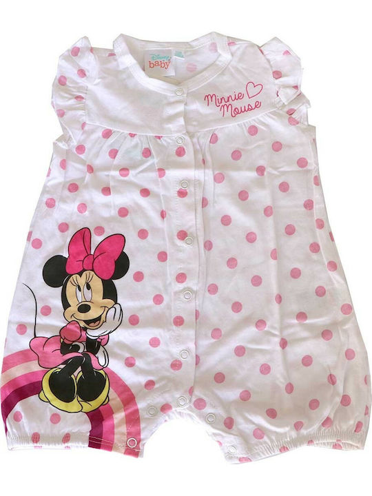 Disney 01027A Baby Bodysuit Set Sleeveless White