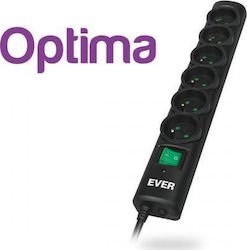 Ever Optima Power Strip 6 Sockets with 1.5m Cable Ever Optima Power Strip 6 Sockets with 1.5m Cable